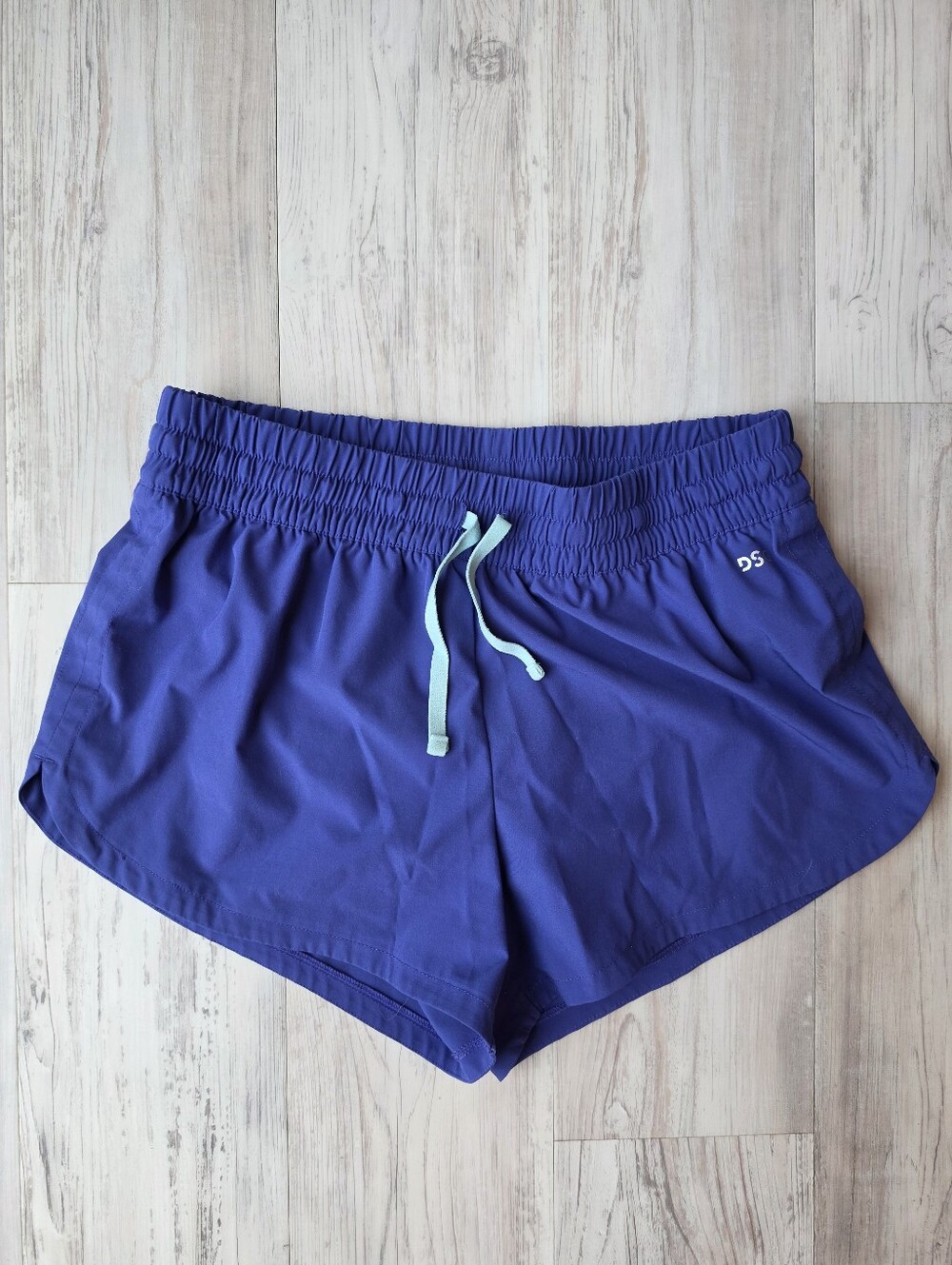 DSG Women’s Athletic Shorts in Royal Blue with Light Blue Drawstring Sizs Small